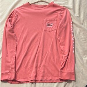 Vineyard Vines Pink Long Sleeve Tee